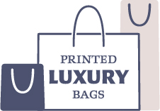 Printed Luxury Rope Handle Bags