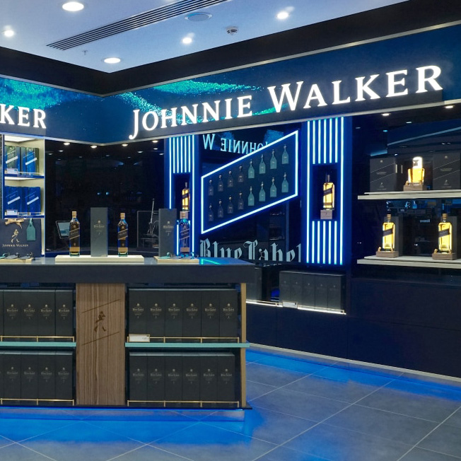 Johnnie Walker stand